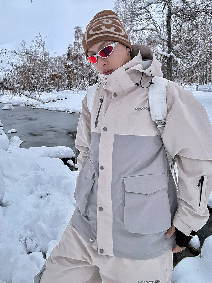 3L Candy Patchwork Insulated Ski Suit – Unisex | Molocoster