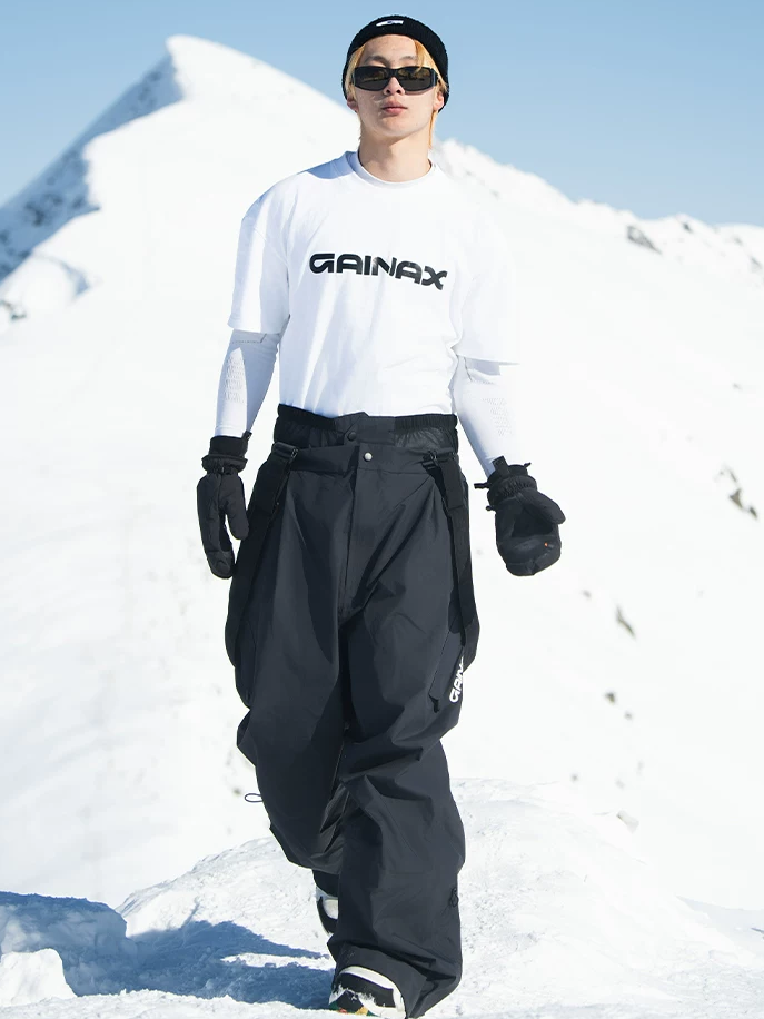 3L XT3N Baggy Shell Snow Bib Pants – Unisex | GAINAX