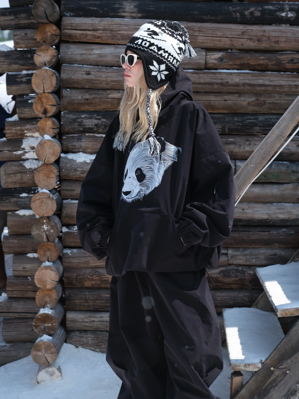 3L Animal Graphic Baggy Snow Anorak – Unisex | Hellystudio