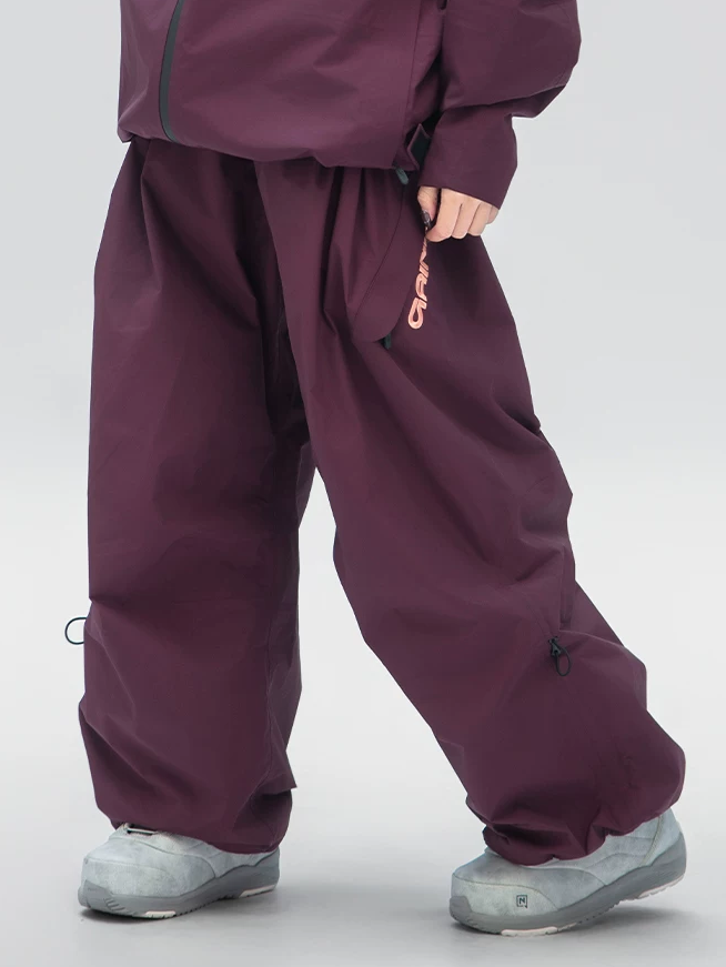 3L XT3N Baggy Shell Snow Bib Pants – Unisex | GAINAX