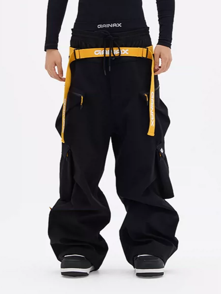 REBEL 3L Waterproof Freeride Ski Pants Snow camouflage - Unisex | GAINAX