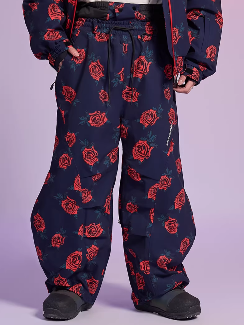 20K Waterproof Rose Camo Snowboard Pants – Unisex | Doorek