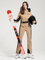 Faux-Fur Slim Ski Jumpsuit – Women's | Gsou Snow