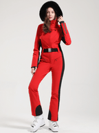 Faux-Fur Slim Ski Jumpsuit – Women's | Gsou Snow