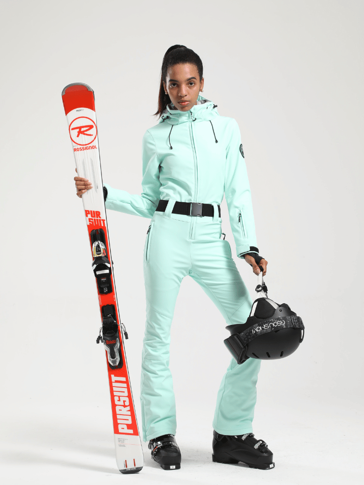 Gsou Snow Sleek Belted Ski Suit – Women’s