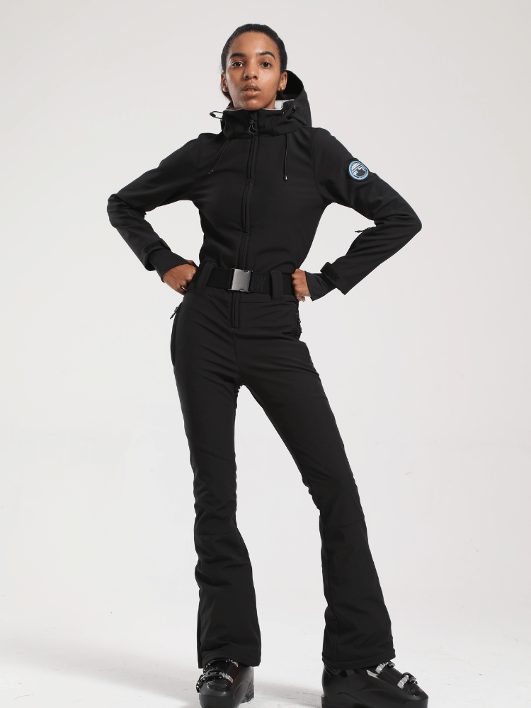 Gsou Snow Sleek Belted Ski Suit – Women’s