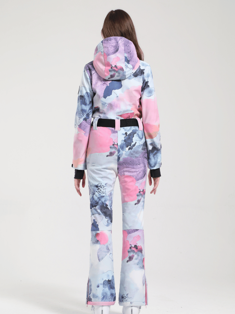 Gsou Snow Sleek Belted Ski Suit – Women’s