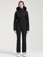 Classic Faux-Fur Ski Jumpsuit – Women's | Gsou Snow
