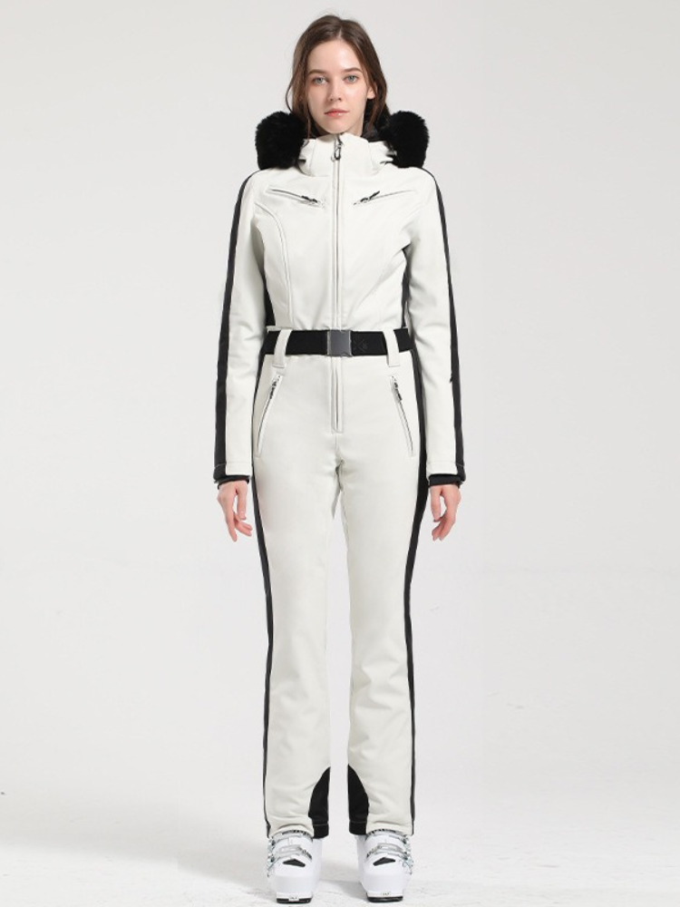Gsou Snow Classic Faux-Fur Ski Jumpsuit - Women's
