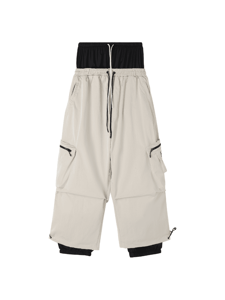 Hellystudio Super Baggy Fleece Pants - Men's Creamy White Hellystudio | Snowears.com