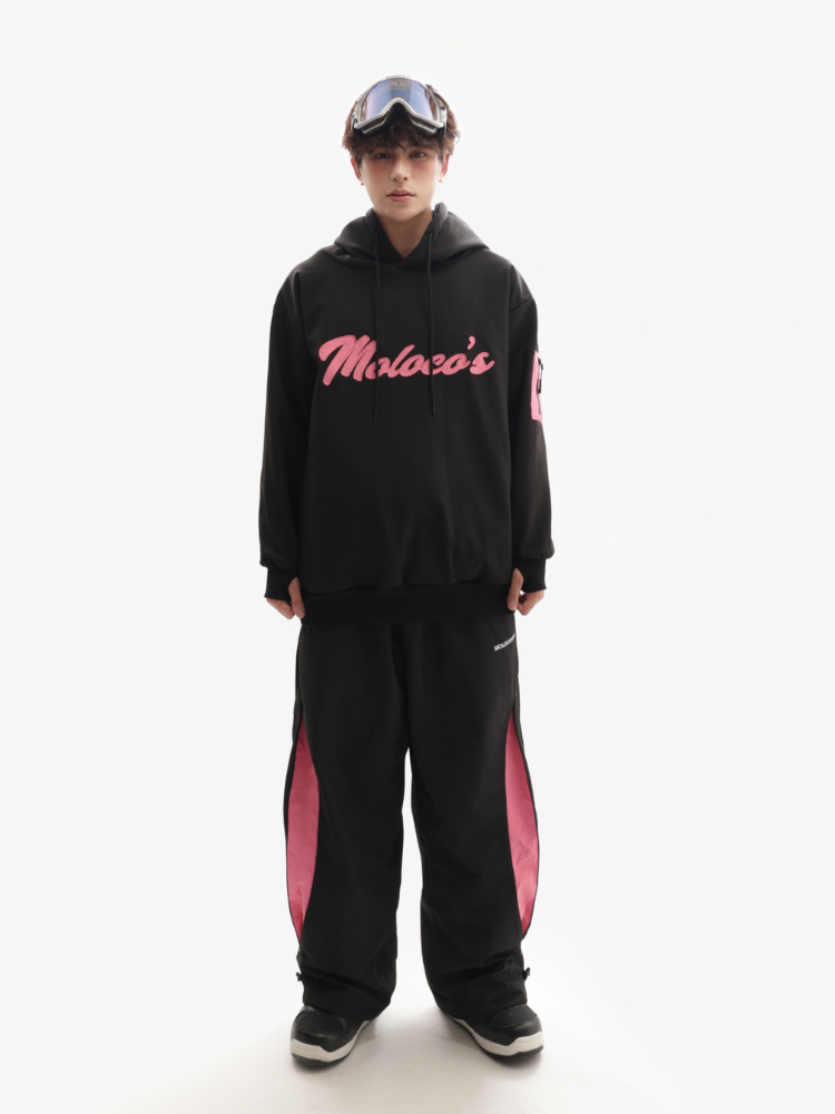 Molocoster Pink Crest Waterproof Hoodie – Unisex