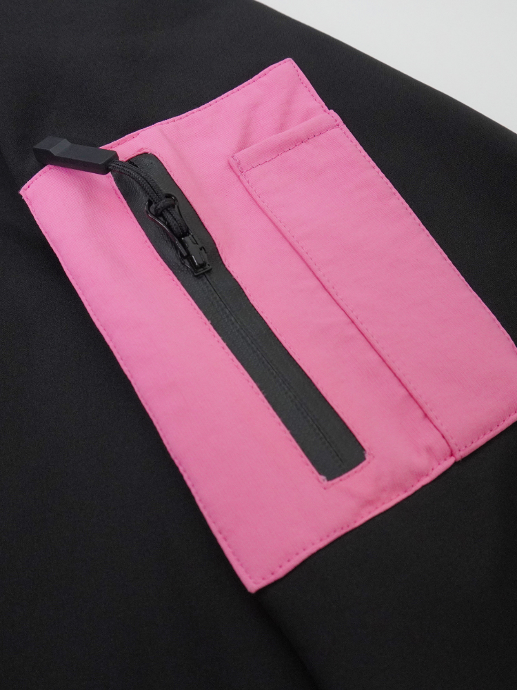 Molocoster Pink Crest Waterproof Hoodie – Unisex