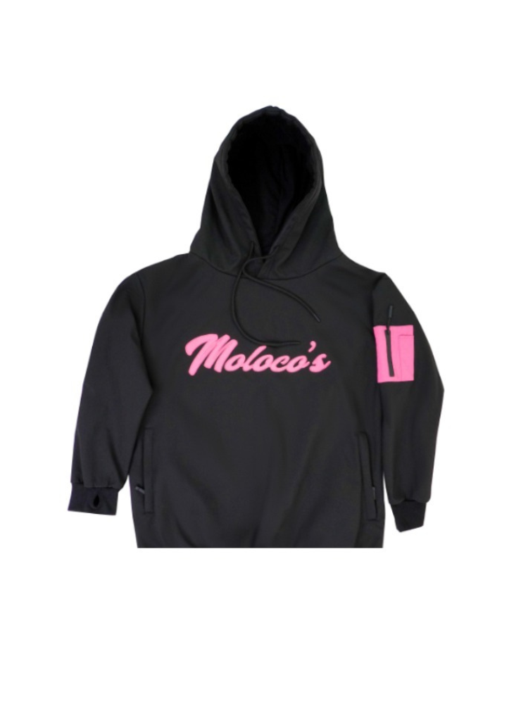 Molocoster Pink Crest Waterproof Hoodie – Unisex