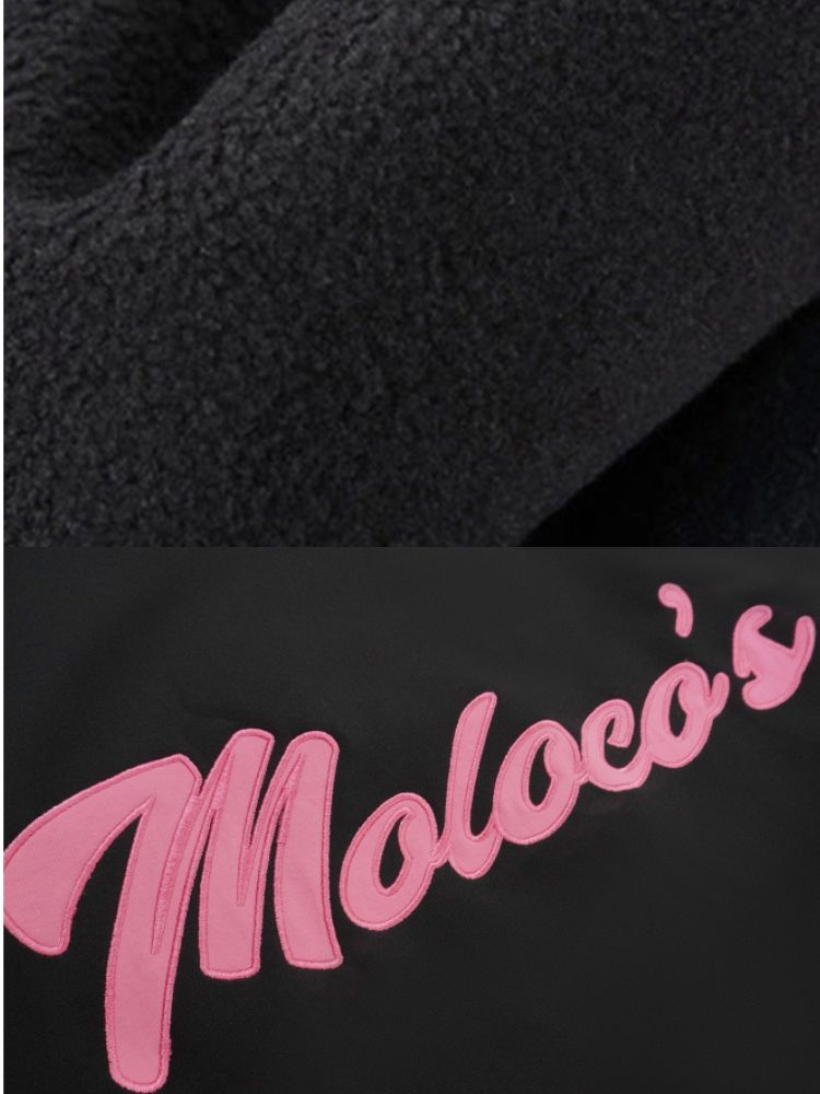 Molocoster Pink Crest Waterproof Hoodie – Unisex