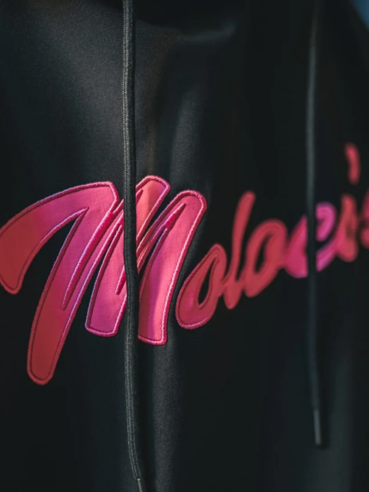 Molocoster Pink Crest Waterproof Hoodie – Unisex