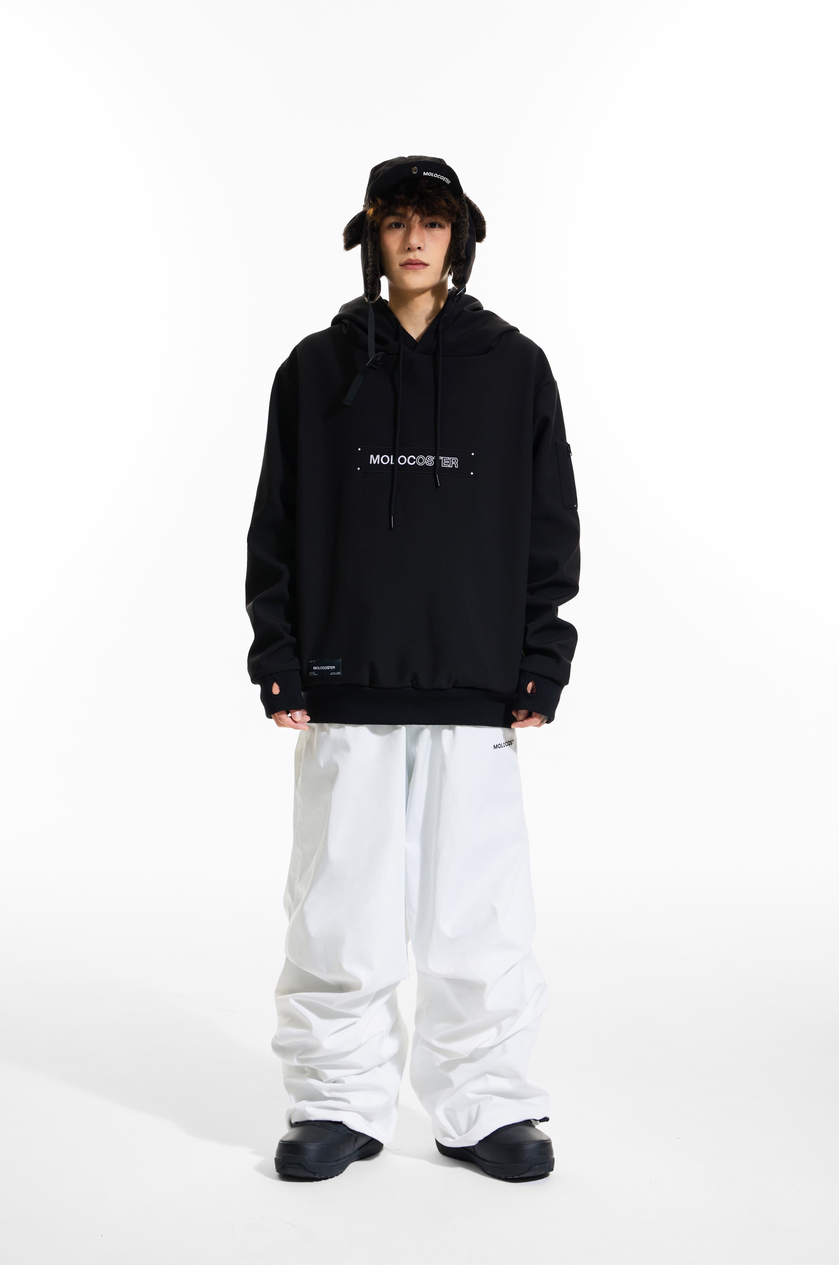 3L Fleece-Lined Baggy Snow Pants – Unisex | Molocoster