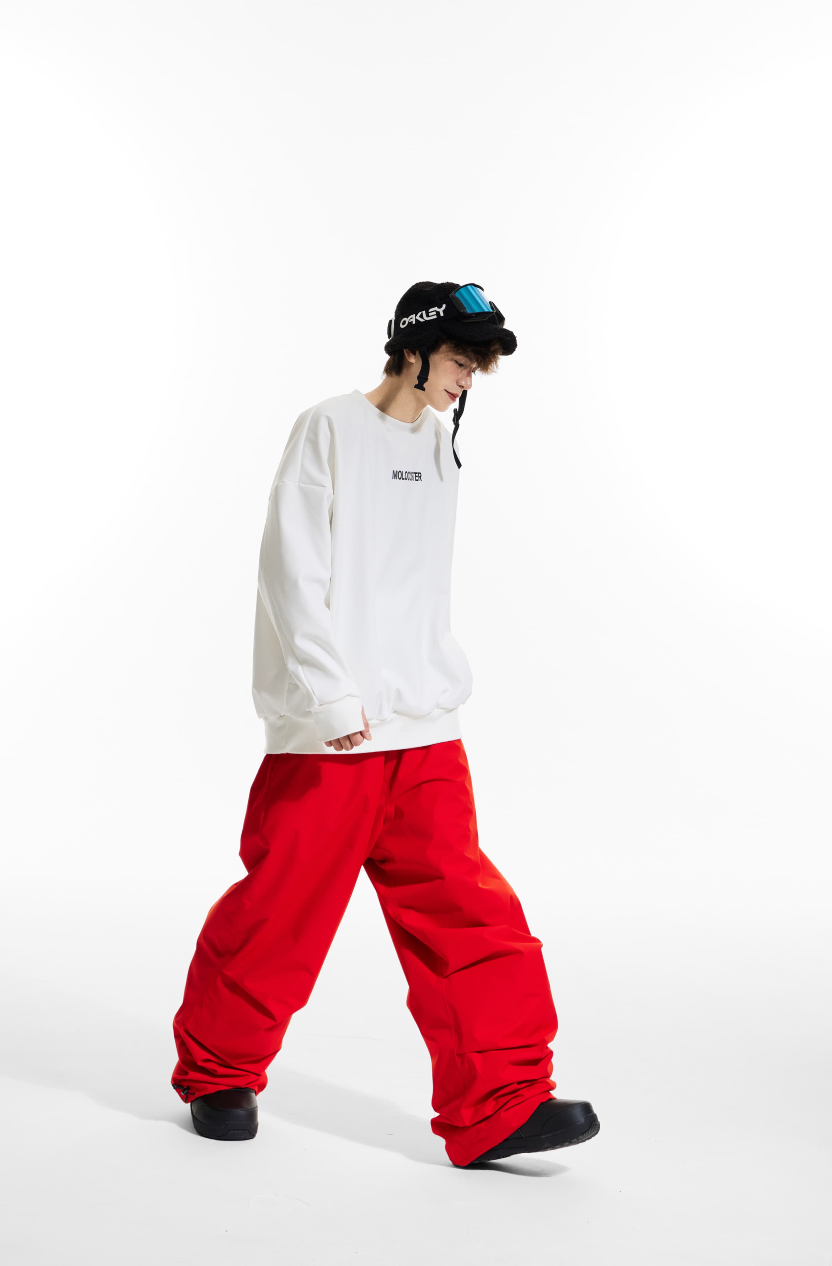 3L Fleece-Lined Baggy Snow Pants – Unisex | Molocoster
