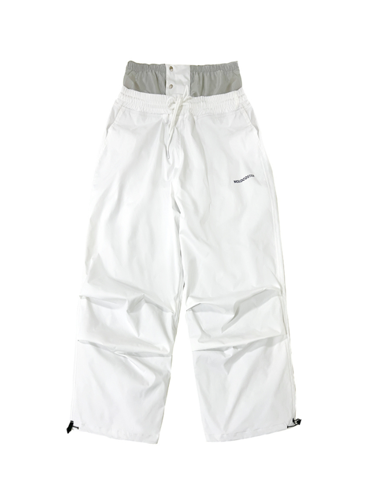 3L Fleece-Lined Baggy Snow Pants – Unisex | Molocoster