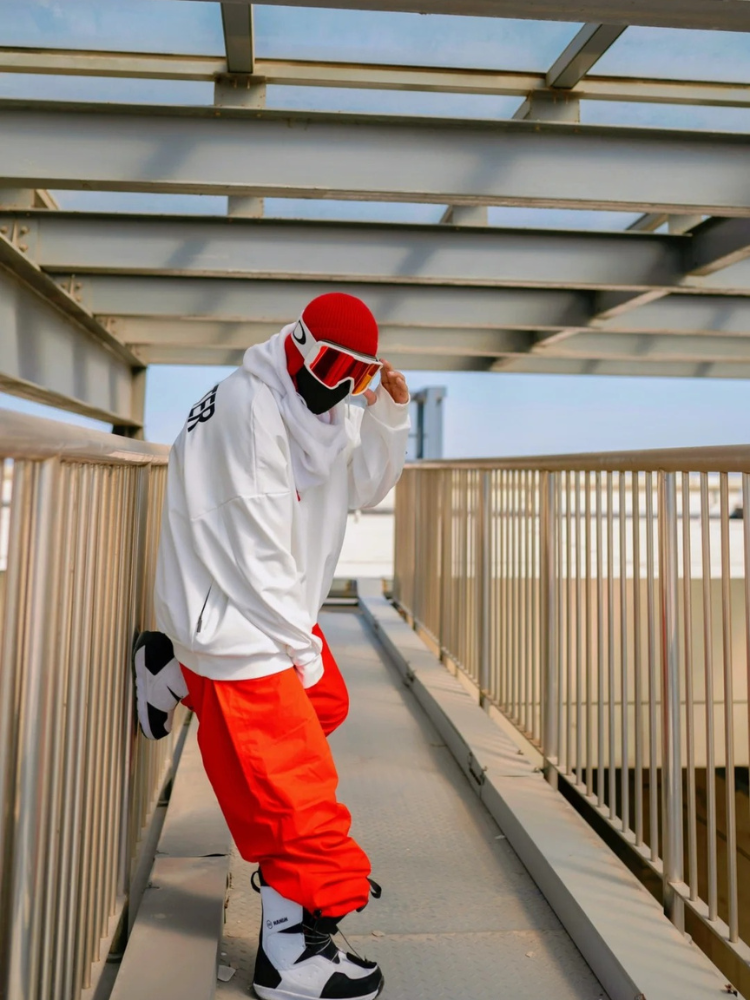 3L Fleece-Lined Baggy Snow Pants – Unisex | Molocoster