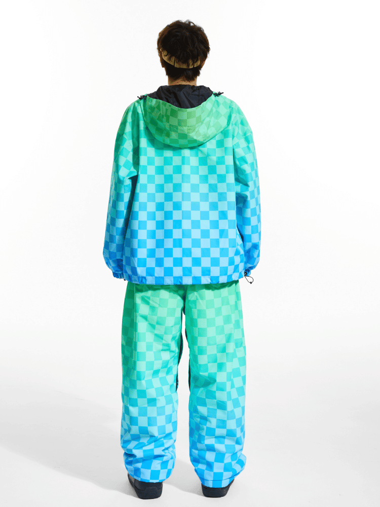 Molocoster Gradient Chess 3L Snow Suit – Unisex