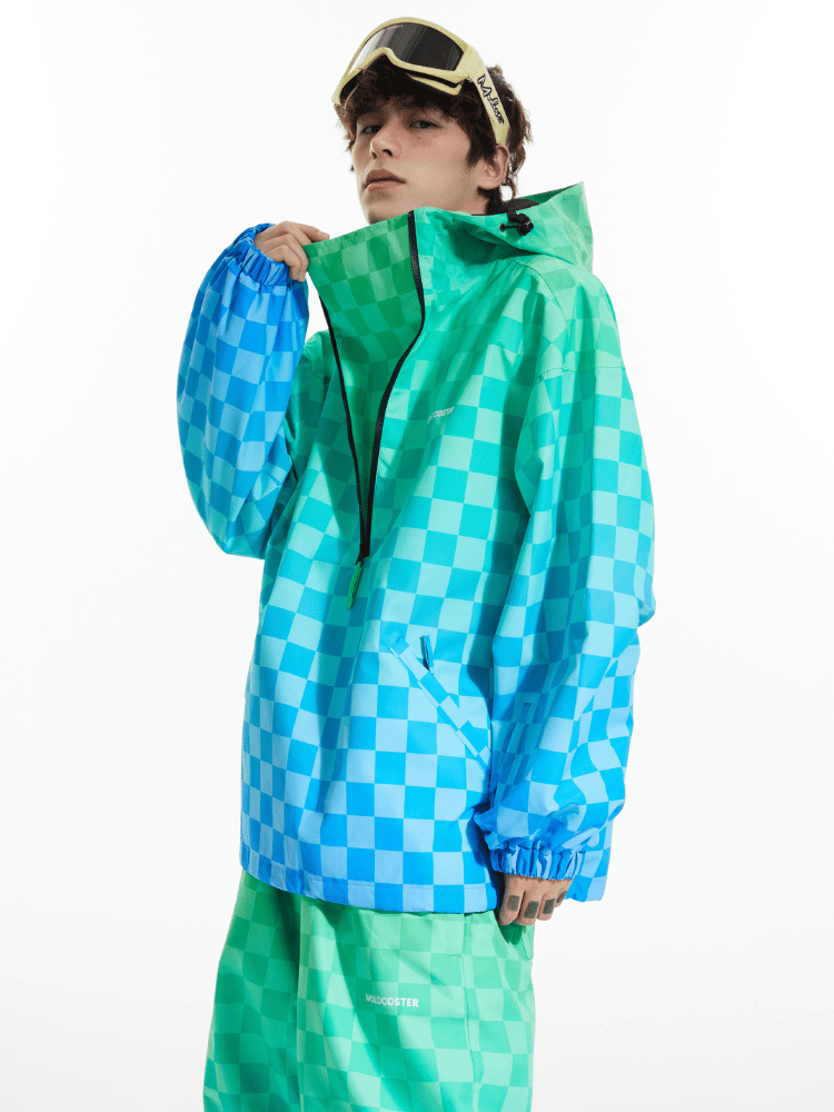 Molocoster Gradient Chess 3L Snow Suit – Unisex