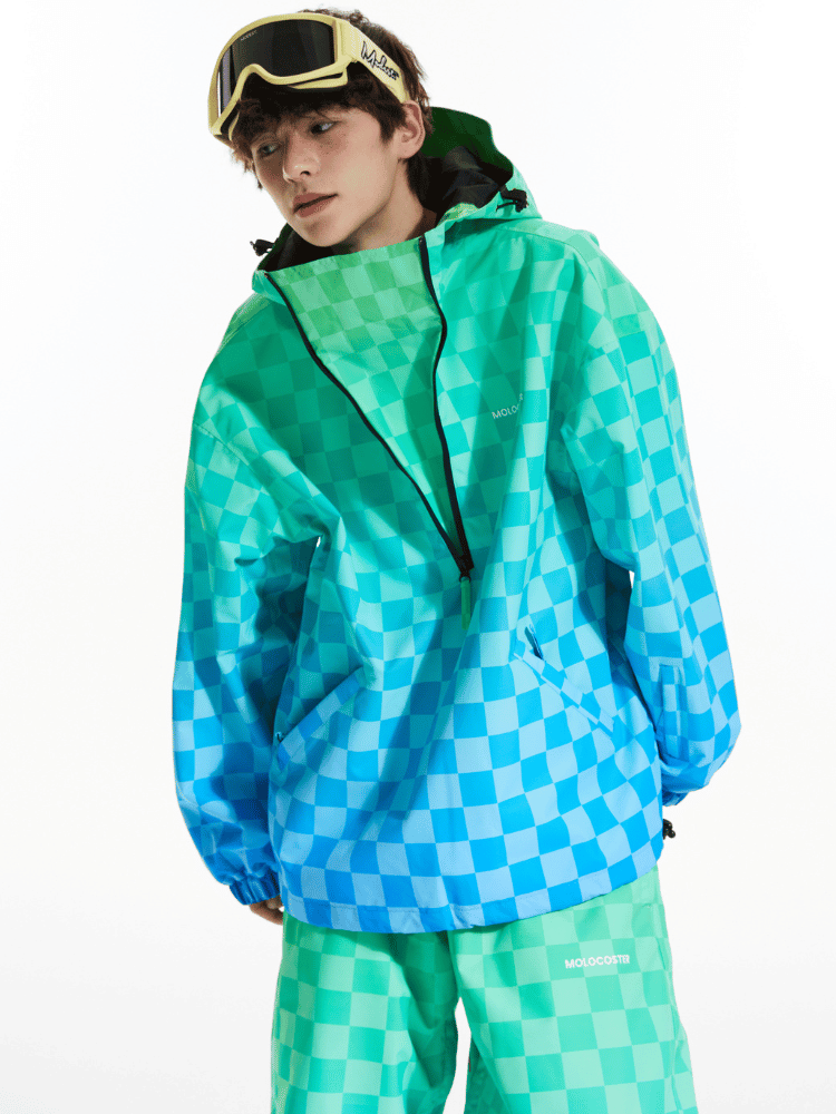 Molocoster Gradient Chess 3L Snow Suit – Unisex
