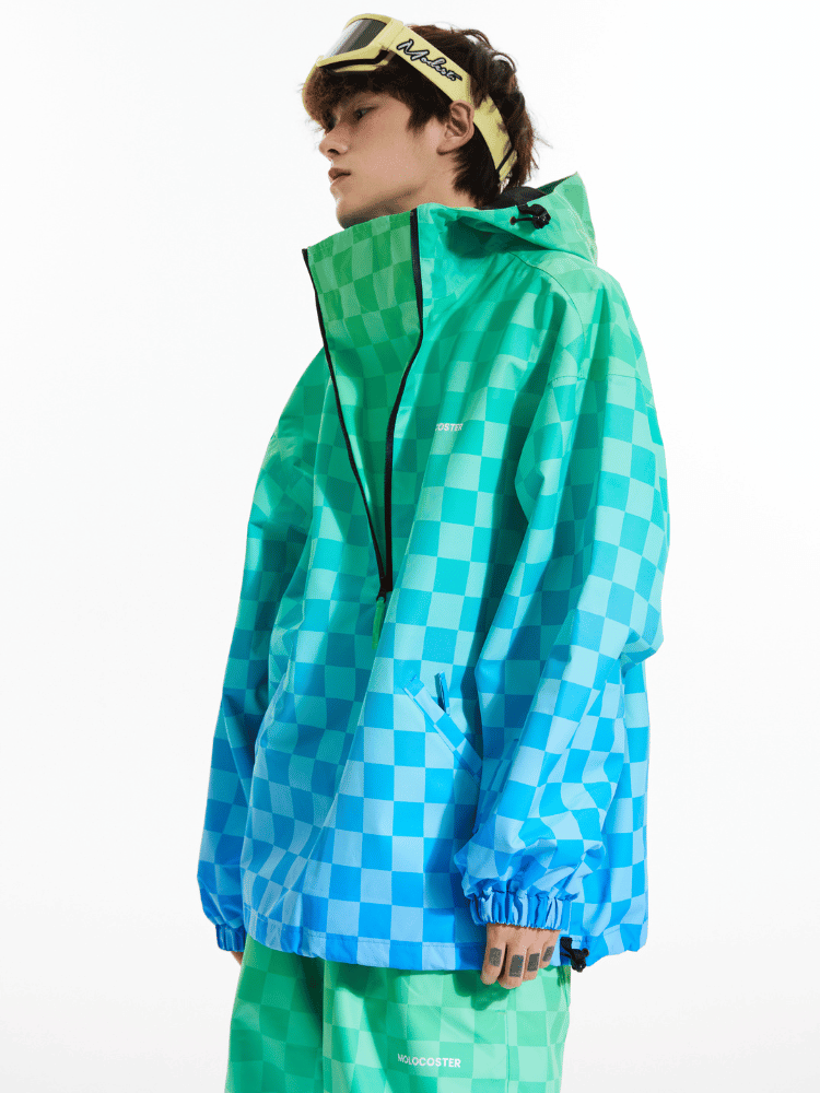 Molocoster Gradient Chess 3L Snow Suit – Unisex
