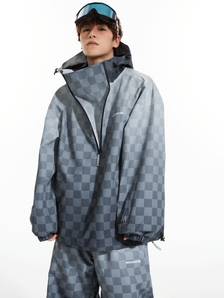 Molocoster Gradient Chess 3L Snow Suit – Unisex