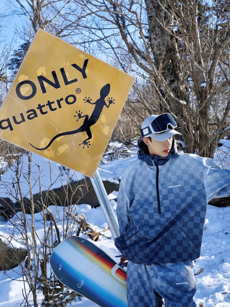 Molocoster Gradient Chess 3L Snow Suit – Unisex