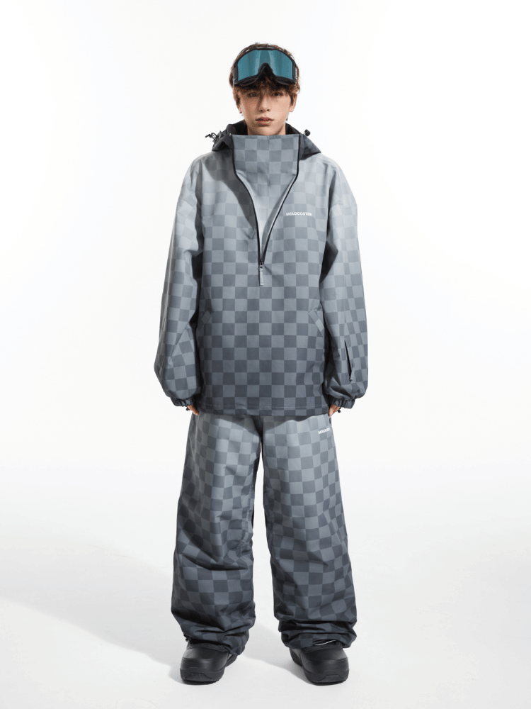 Molocoster Gradient Chess 3L Snow Suit – Unisex