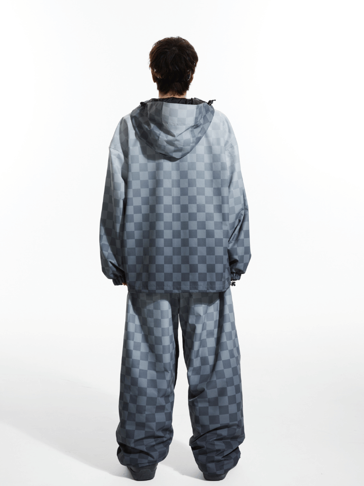 Molocoster Gradient Chess 3L Snow Suit – Unisex