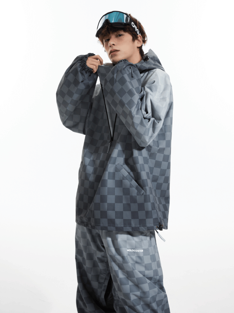 Molocoster Gradient Chess 3L Snow Suit – Unisex