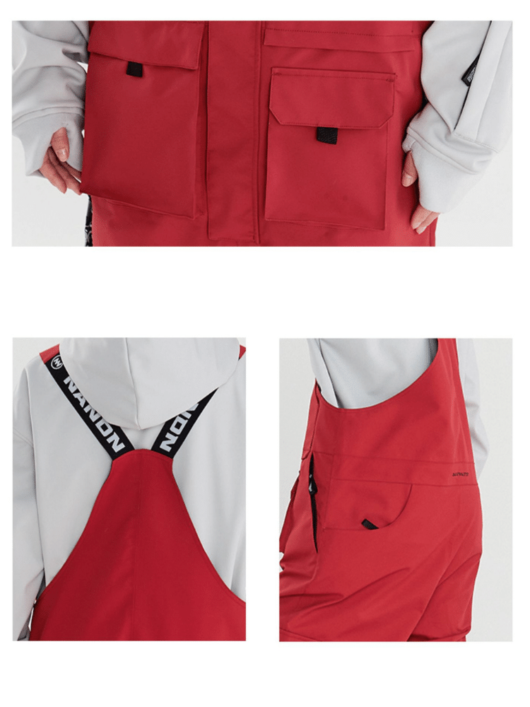 Powder Stash 10K Snow Bibs - Unisex | NANDN