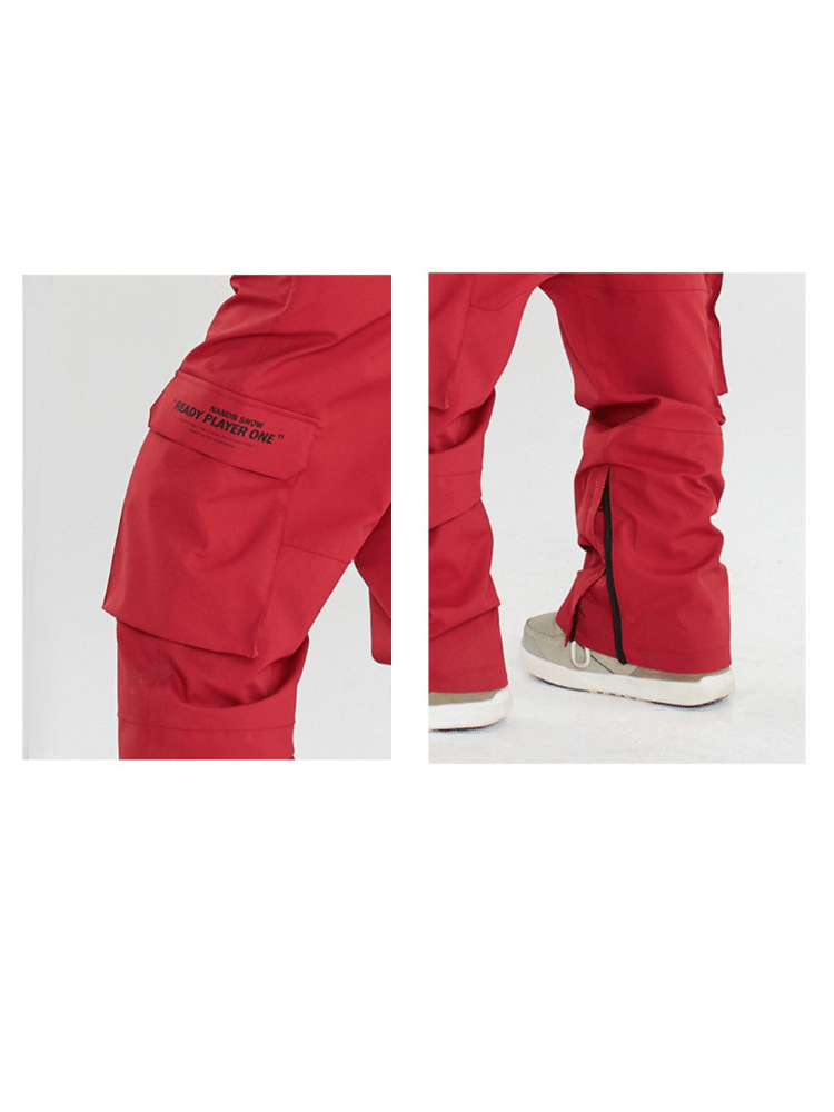 Powder Stash 10K Snow Bibs - Unisex | NANDN