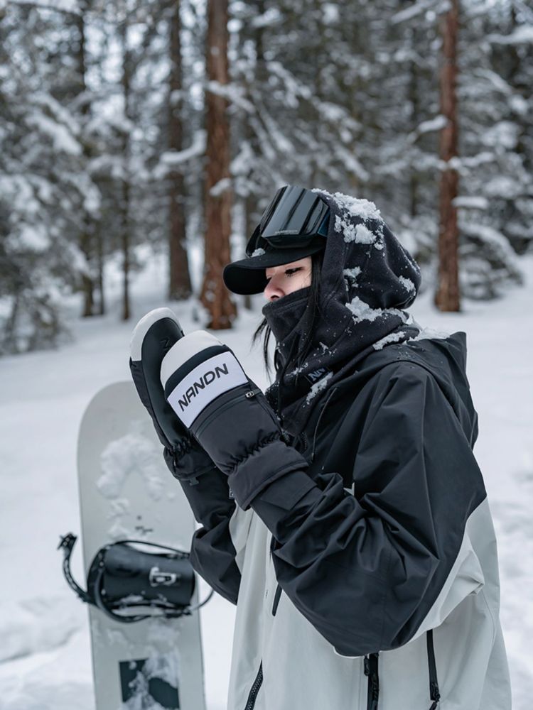 NANDN Winter Powder Snow Mittens
