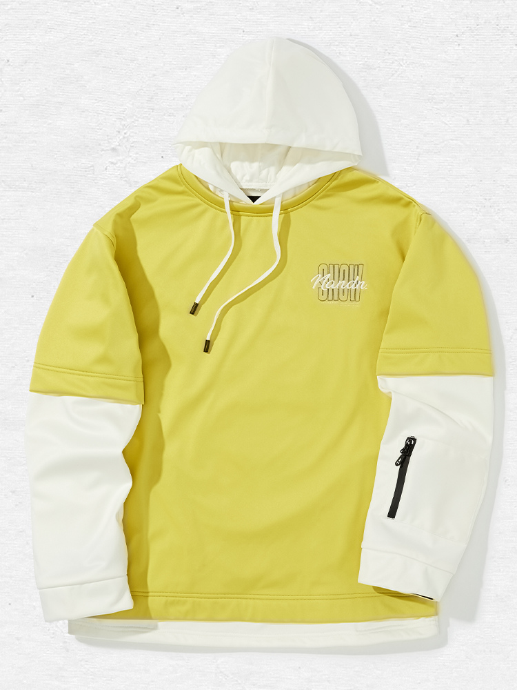 Layered-Sleeve Waterproof Fleece Pullover – Men's | NANDN