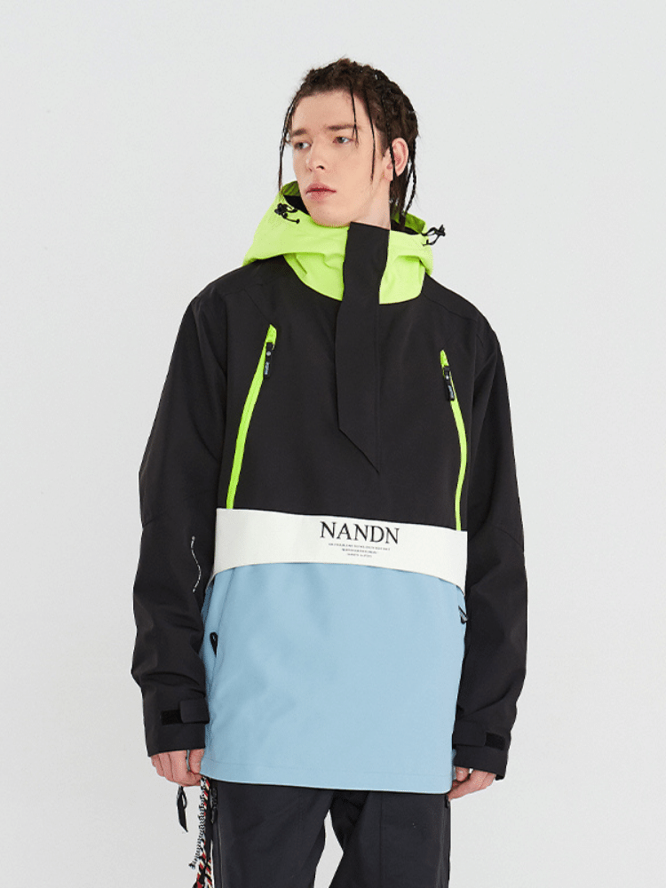 Insulated Colorblock Hood Jacket - Men's | NANDN