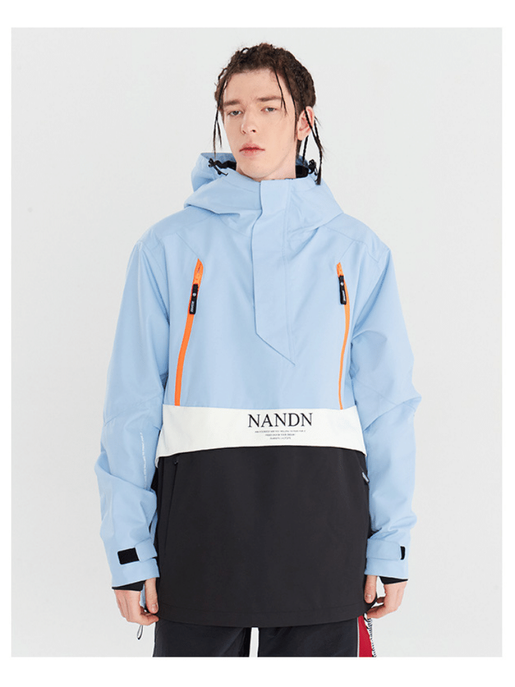 Insulated Colorblock Hood Jacket - Men's | NANDN