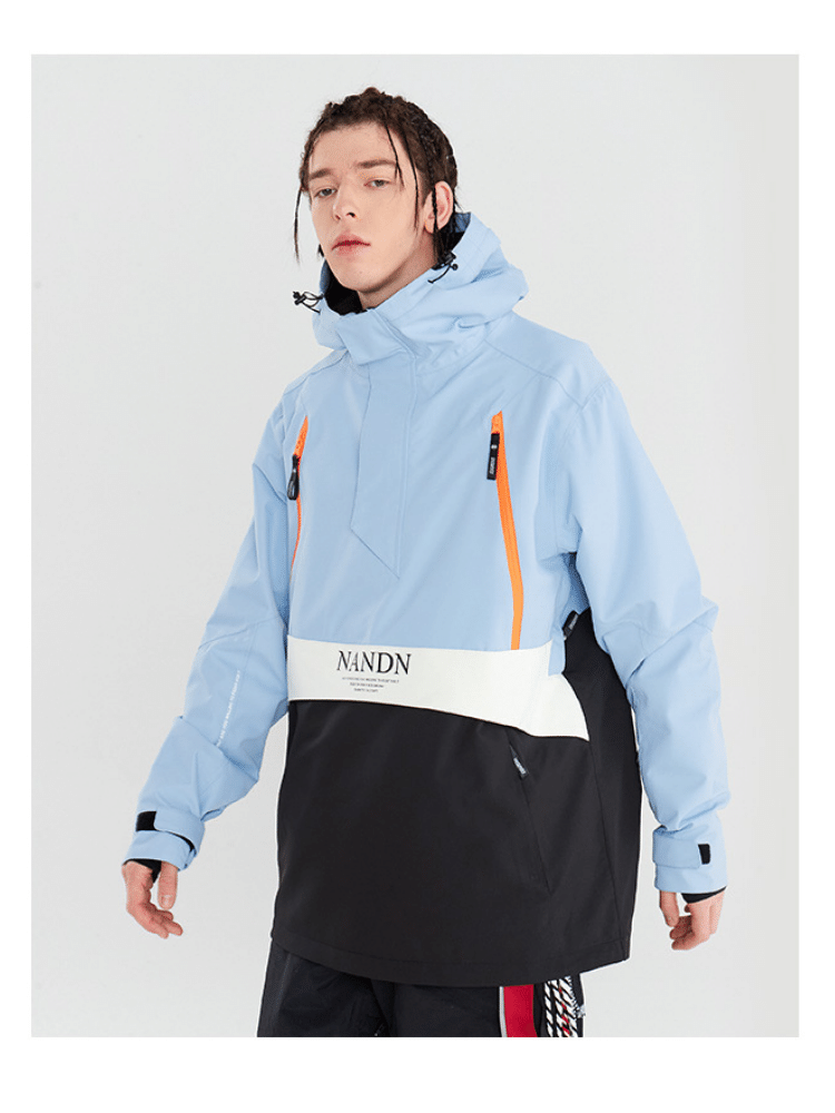 Insulated Colorblock Hood Jacket - Men's | NANDN