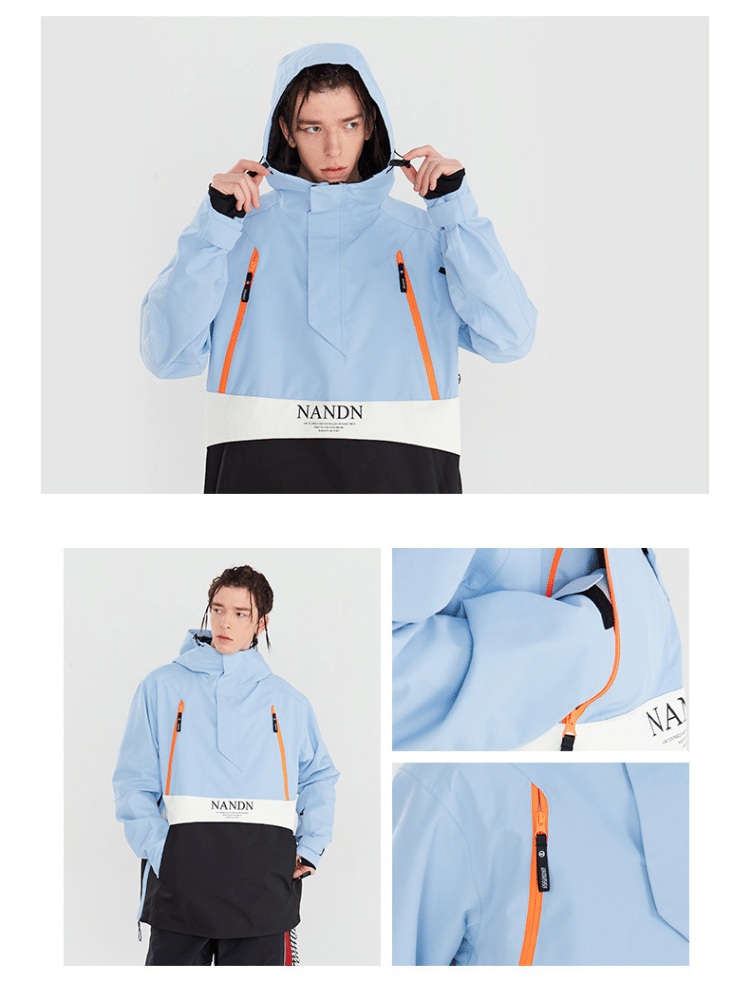 NANDN Insulated Colorblock Hood Jacket - Men's