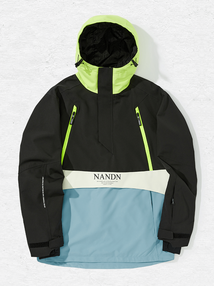 Insulated Colorblock Hood Jacket - Men's | NANDN