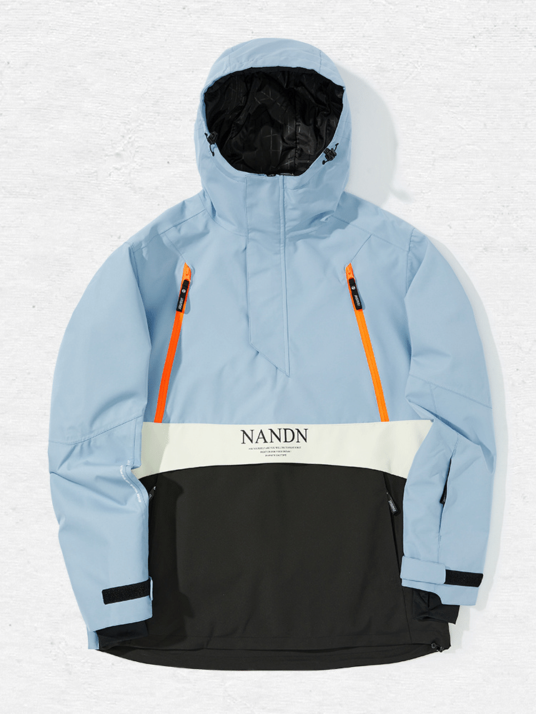 Insulated Colorblock Hood Jacket - Men's | NANDN