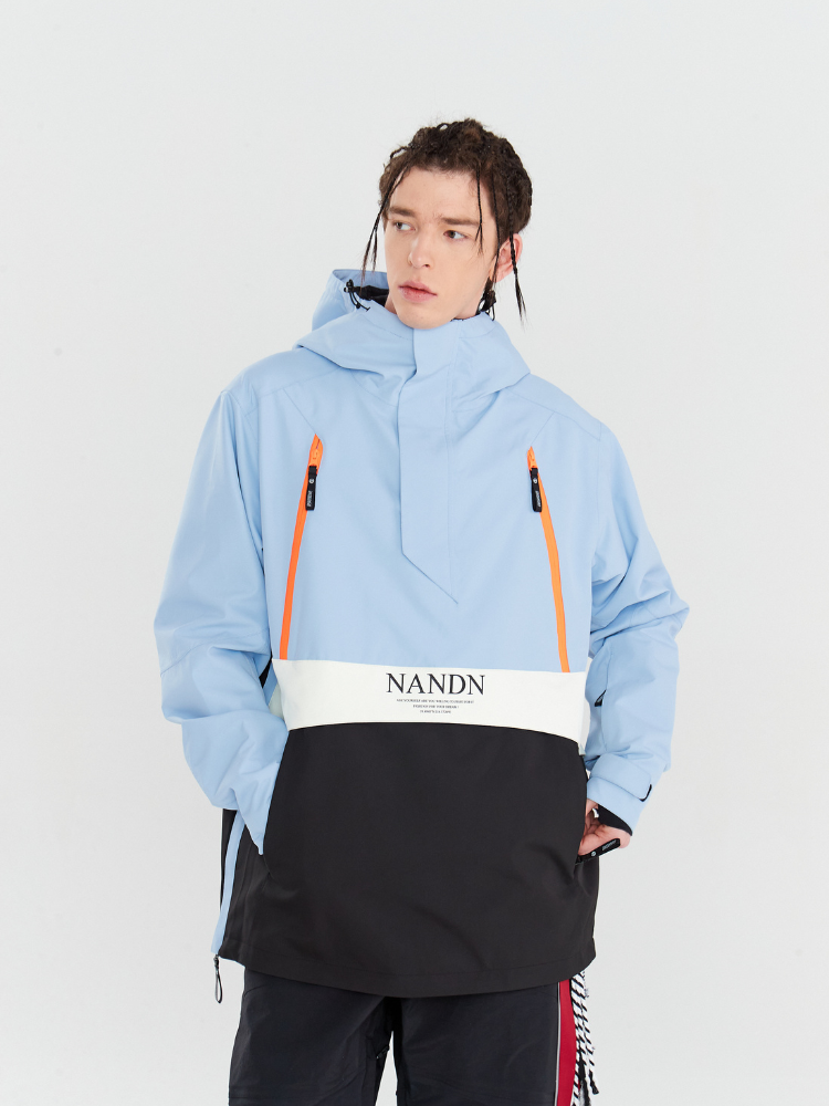 Insulated Colorblock Hood Jacket - Men's | NANDN