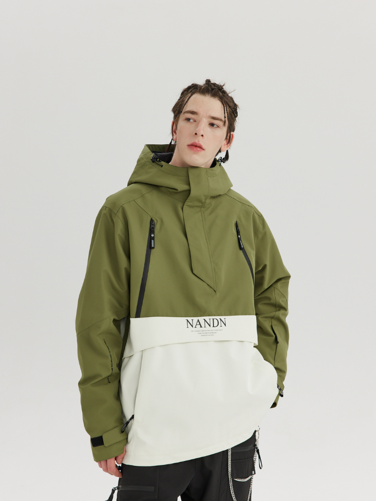 Insulated Colorblock Hood Jacket - Men's | NANDN
