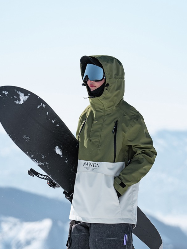 Insulated Colorblock Hood Jacket - Men's | NANDN