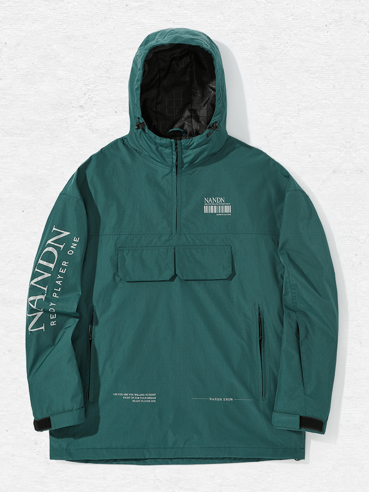 NANDN Outerwear Ski Pullover Shell Jacket - Men's