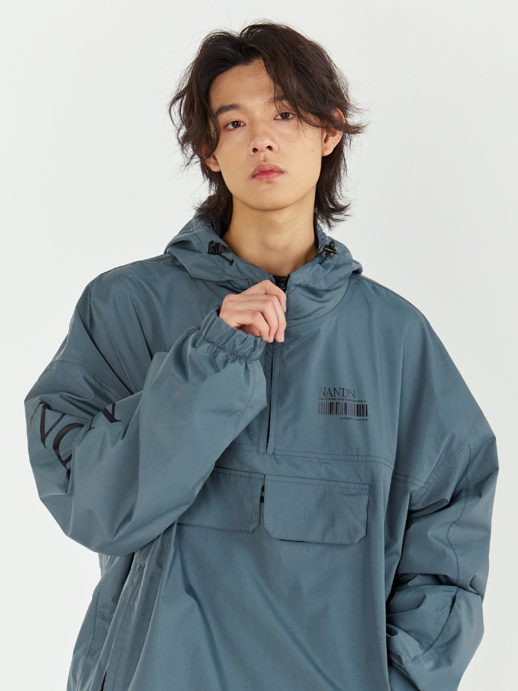 NANDN Outerwear Ski Pullover Shell Jacket - Men's