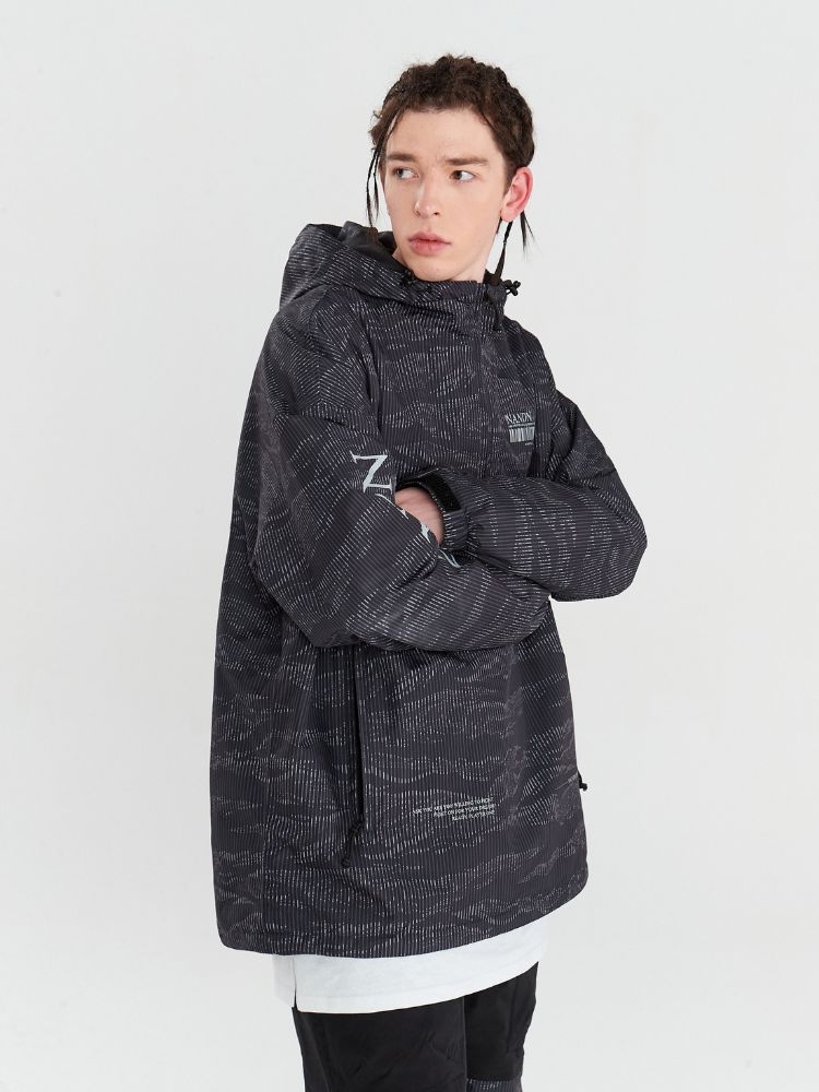 NANDN Outerwear Ski Pullover Shell Jacket - Men's