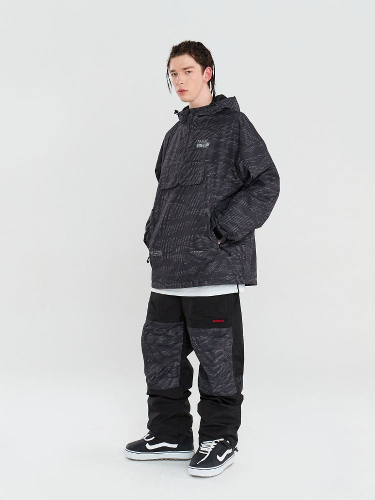 NANDN Outerwear Ski Pullover Shell Jacket - Men's