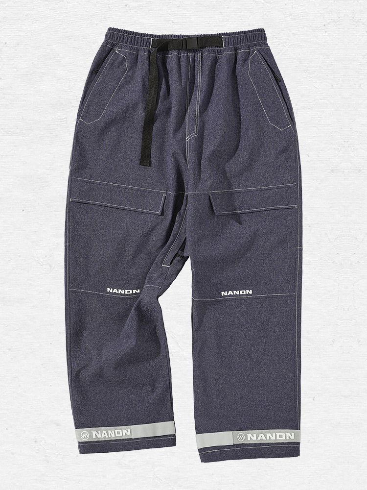 Denim-Look Baggy Snow Pants – Men's | NANDN